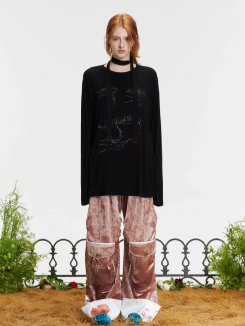 cheer up 春燕送福长袖TEE