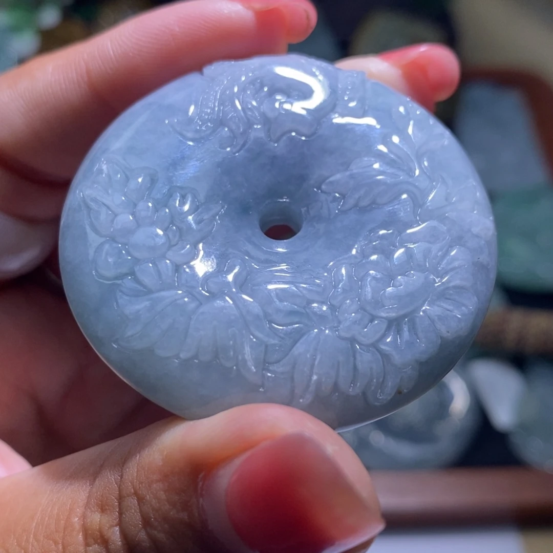 【闪购商品】翡翠未镶嵌颈饰扣子