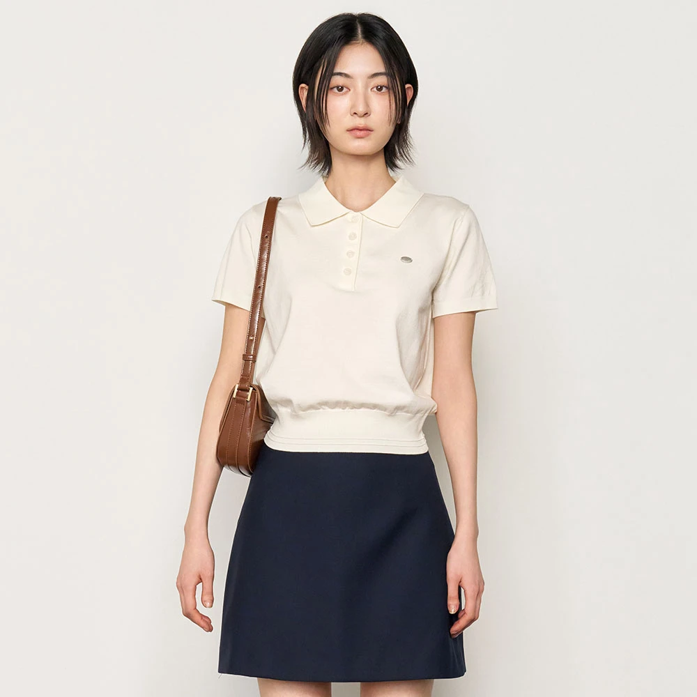 GENERAL IDEA BY BUMSUK莱赛尔微收腰设计polo短袖5513