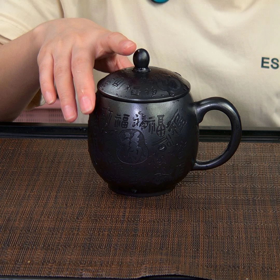 茶杯紫砂高货放漏