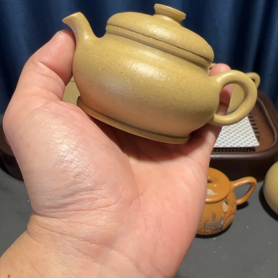茶壶紫砂大水潭梨皮微微瑕颂经