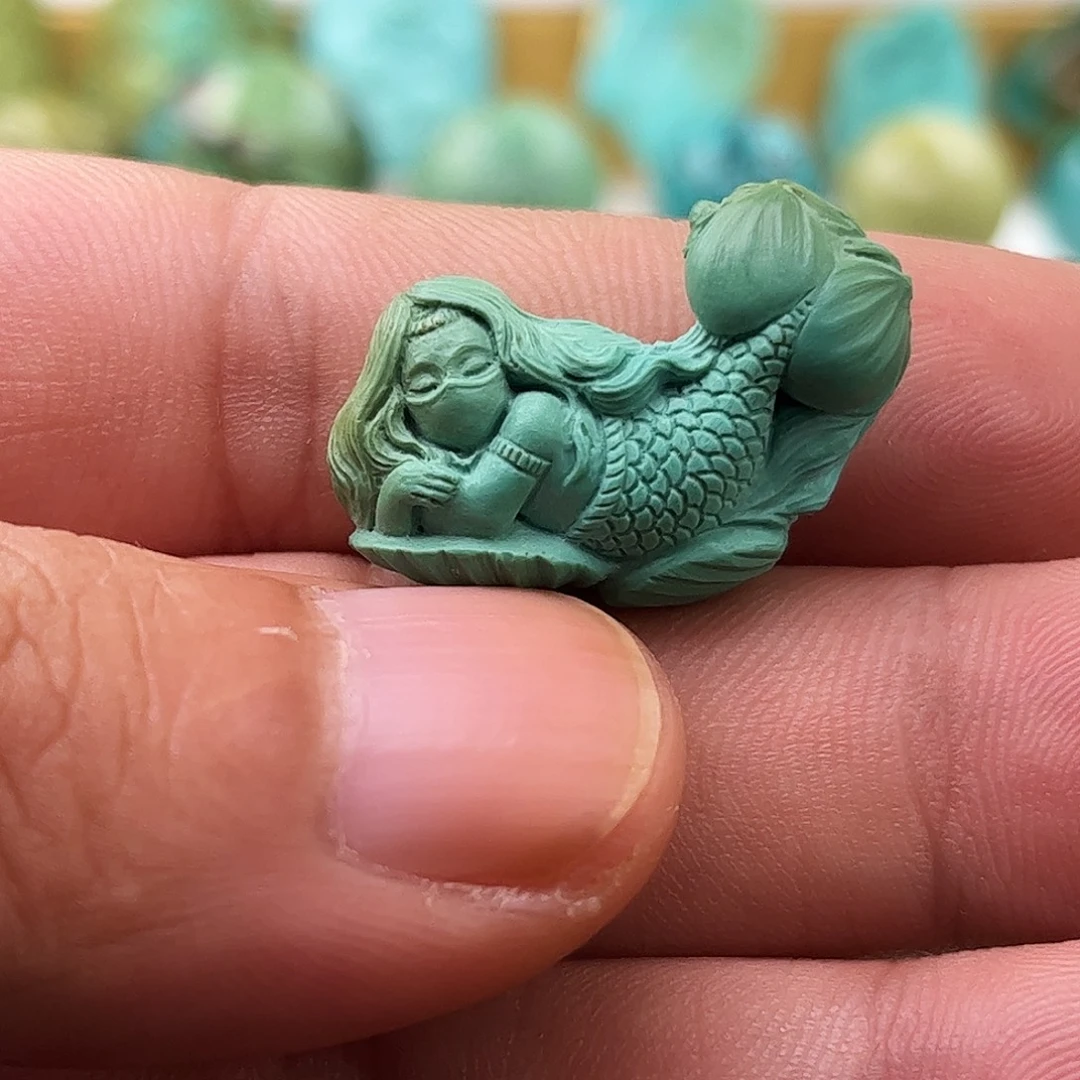 绿松石未镶嵌配饰