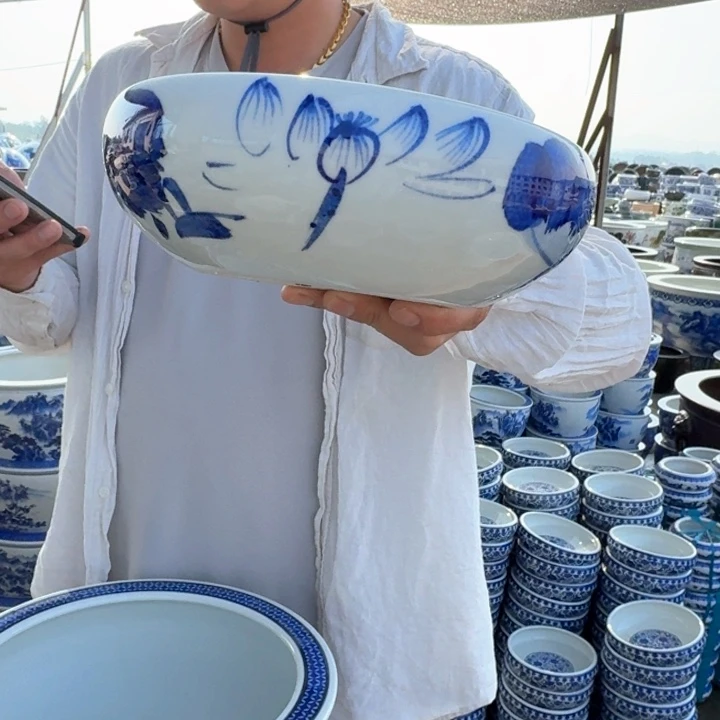 陶瓷艺术品，直径20，高6