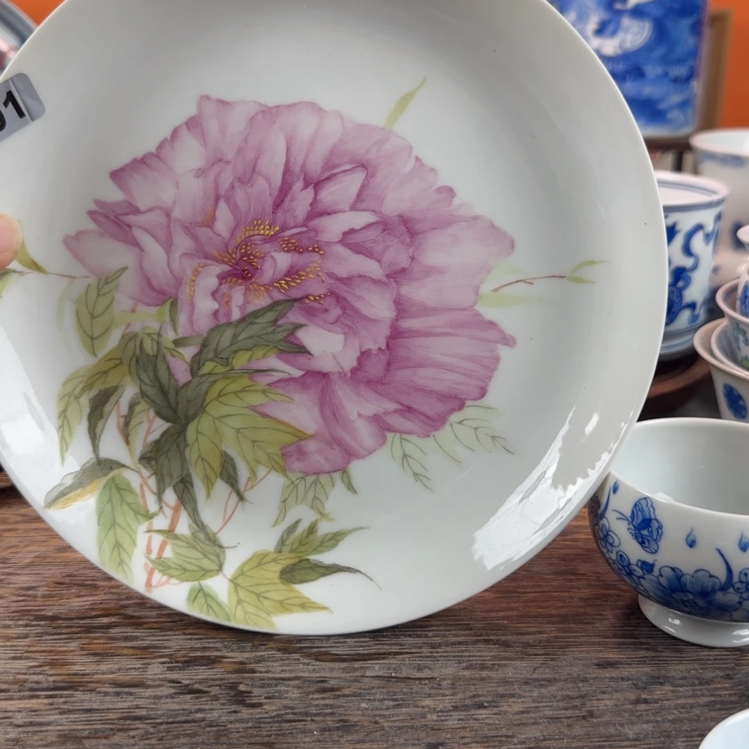 瓷片景德镇手绘青花茶器401