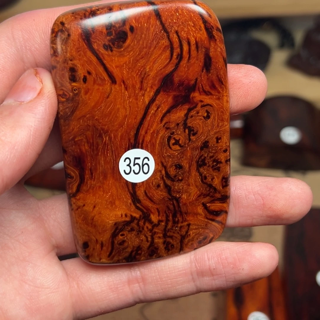 唐***芦把件小叶紫檀印度小叶紫檀