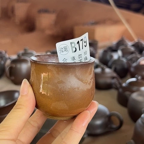 戬谷龙窑柴烧茶杯179