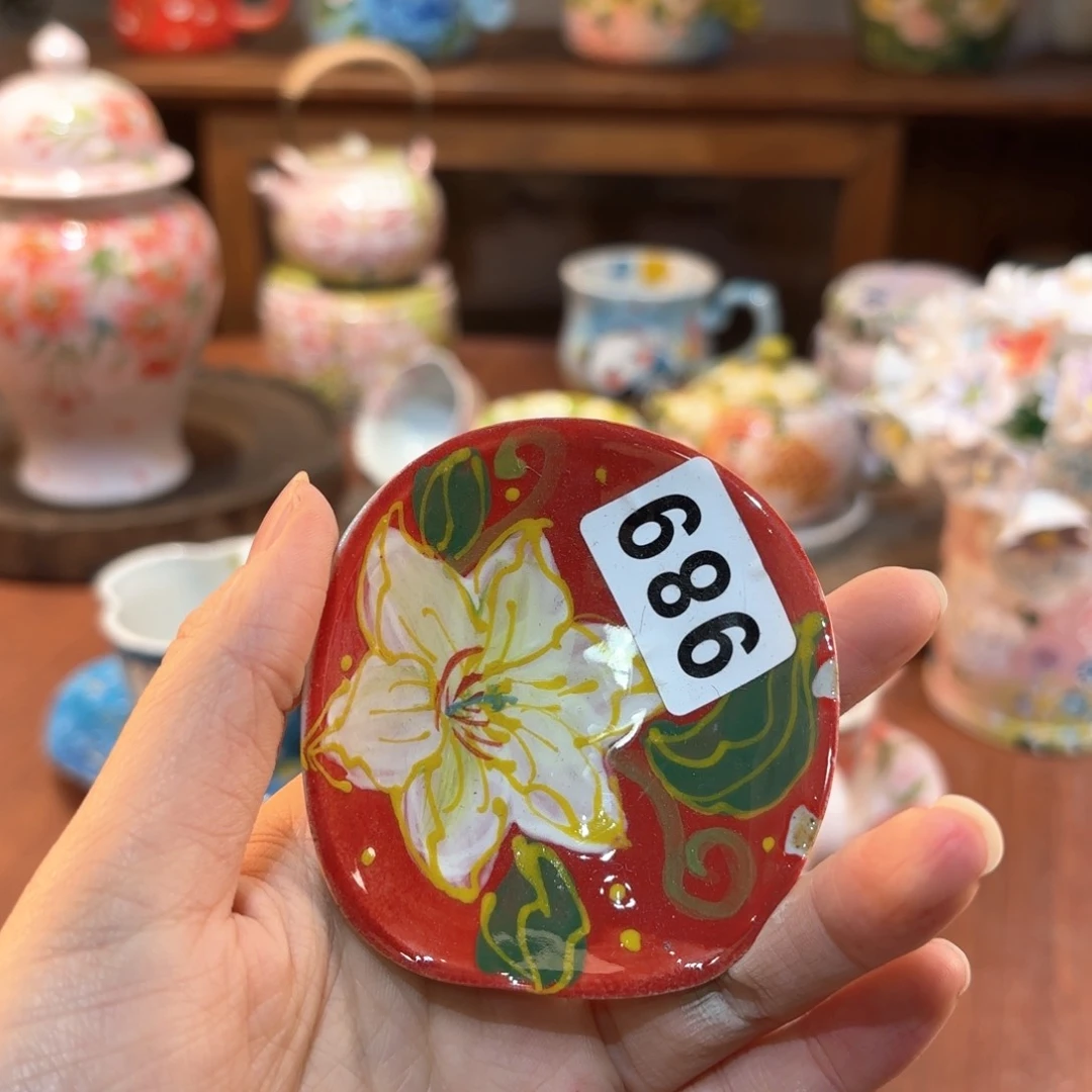 景德镇手绘高温釉下彩陶瓷茶具