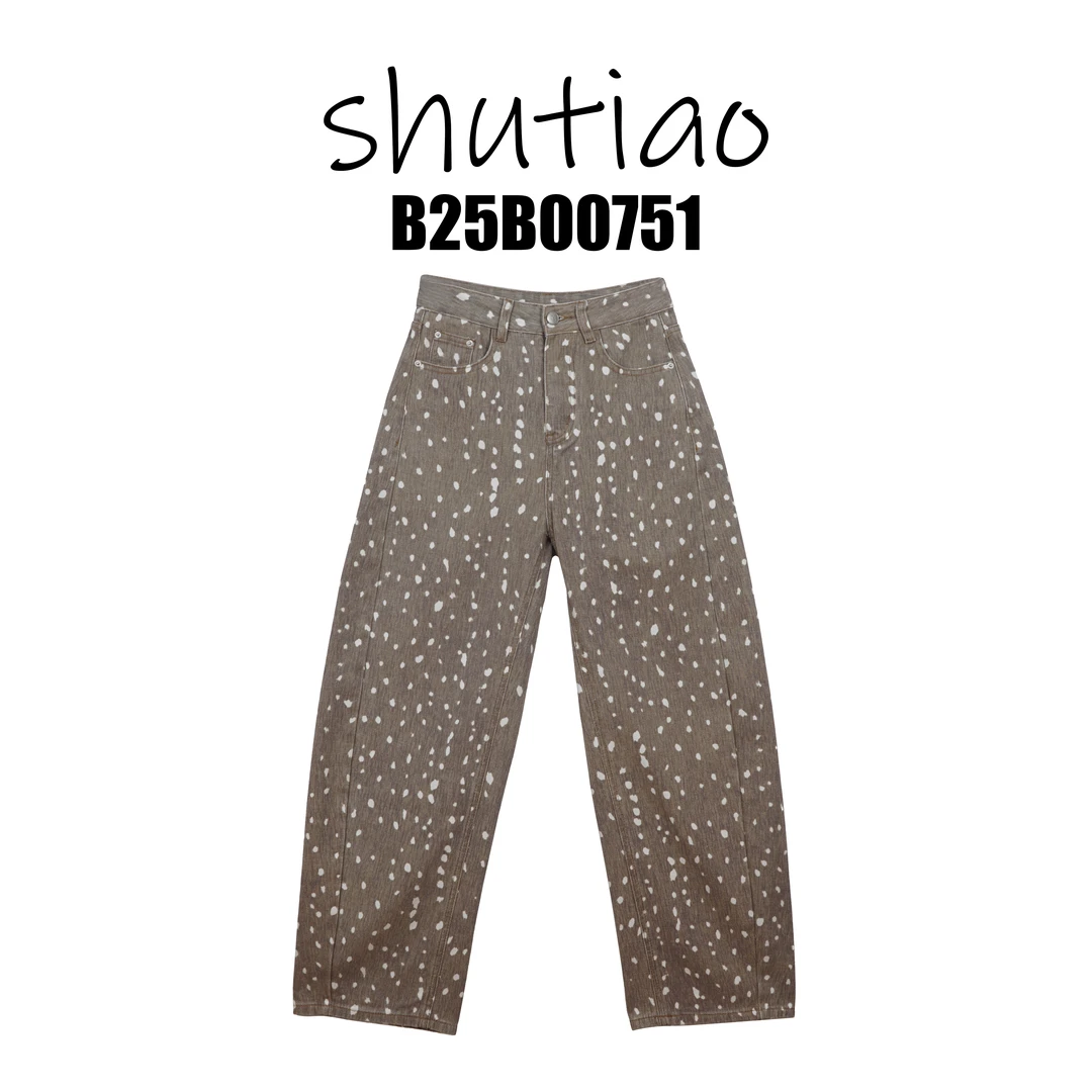 【SHUTIAO】2025春夏：新款小众设计款裤子B25B00751