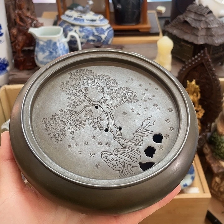 锡中古工艺品摆件