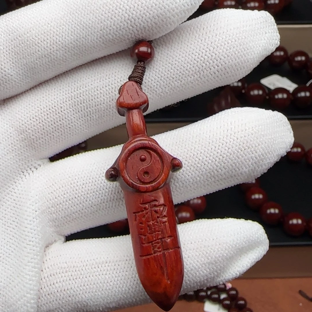 手串/手链小叶紫檀印度小叶紫檀宝剑挂饰