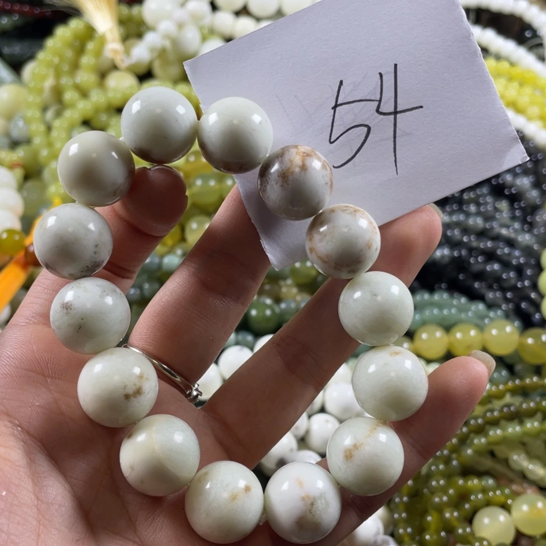 蛇纹石玉未镶嵌手串