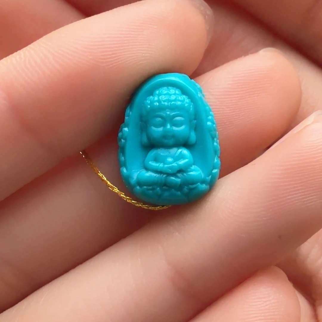 绿松石未镶嵌颈饰