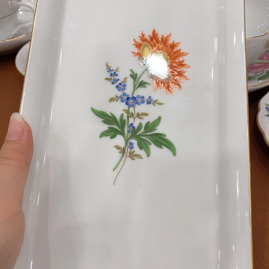 瓷片中古二等托盘