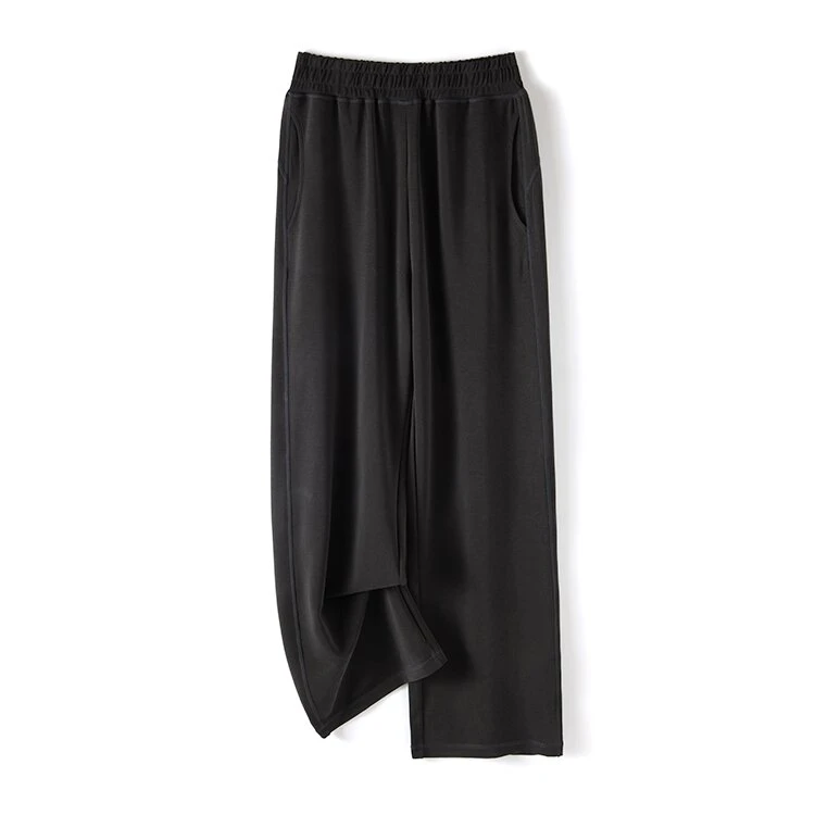 雅赛尔窄版阔腿裤女裤夏季新款小个子高级定制