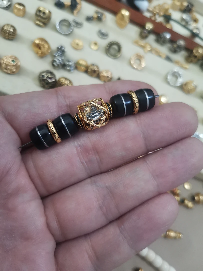 925银银制品 择老板配饰一组10唐草