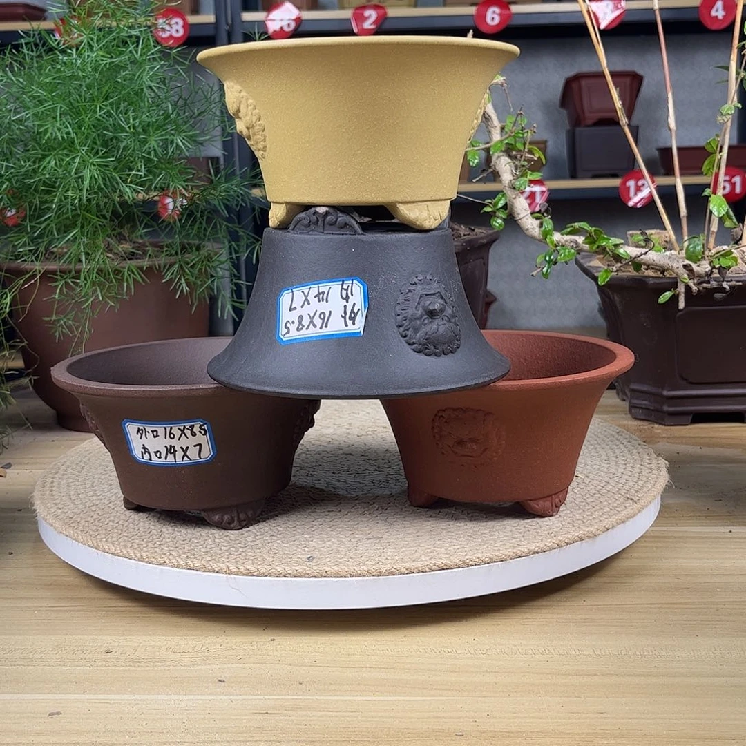 紫砂花盆紫砂花盆