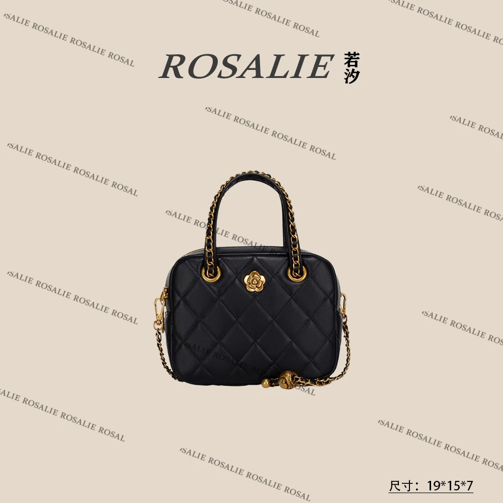 【若汐Rosalie】GQ-7730-黑色轻奢小众时尚气质百搭女士包包