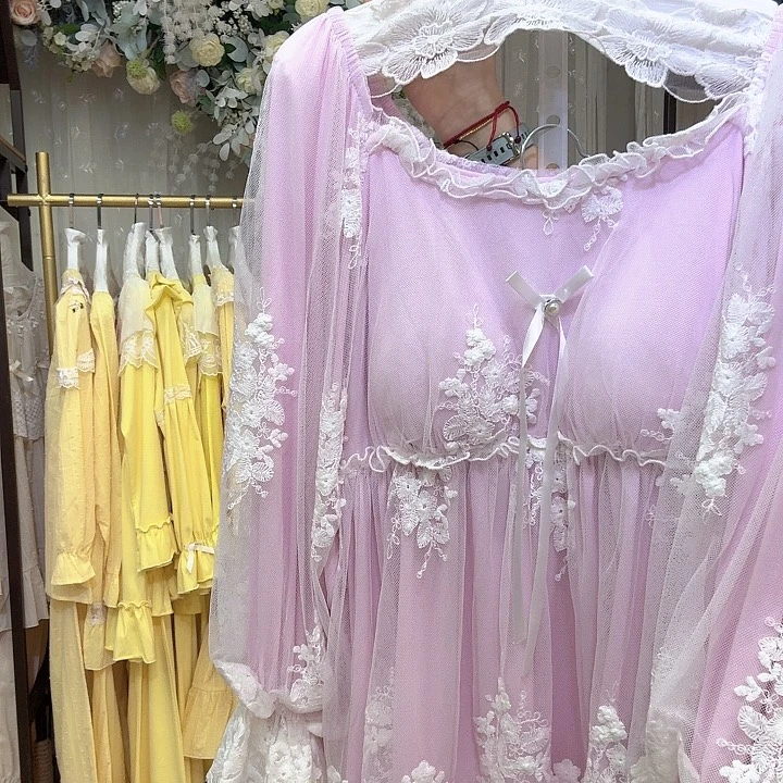 三醋酯纤维重工宫廷款两件套