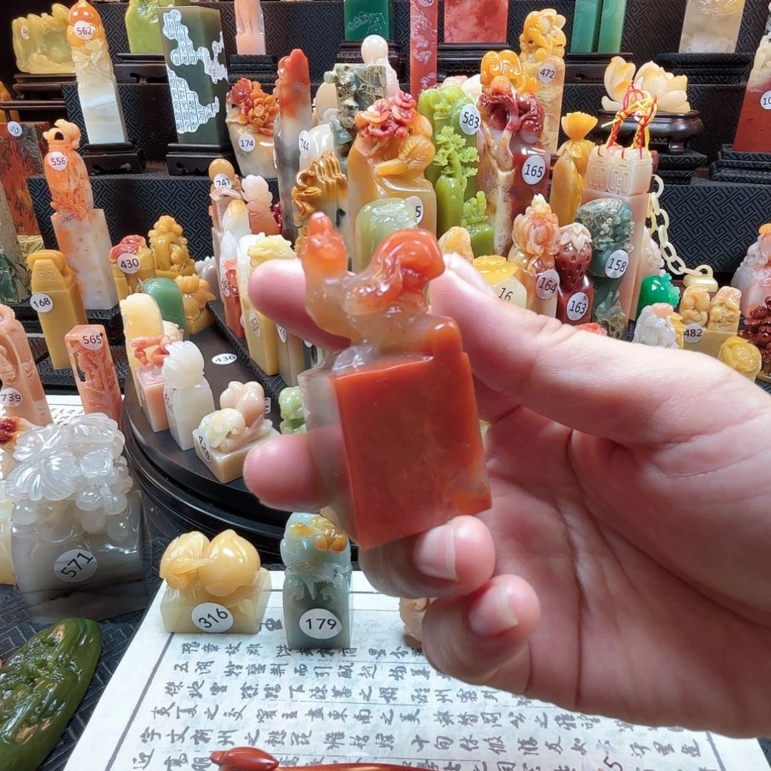 寿山石其他公鸡印章