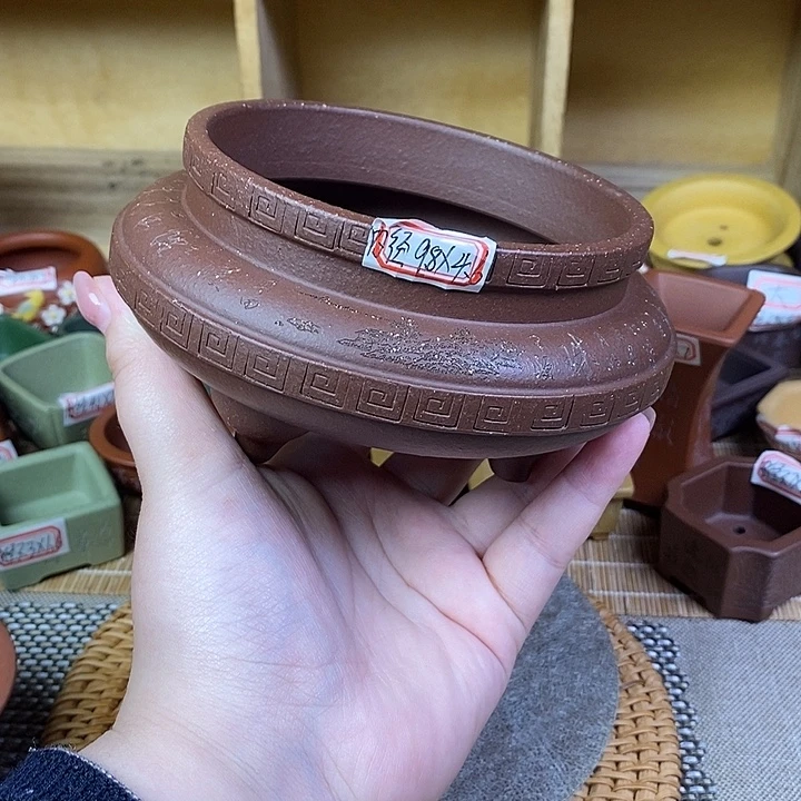 琉璃手工艺品宜兴紫砂精品花盆
