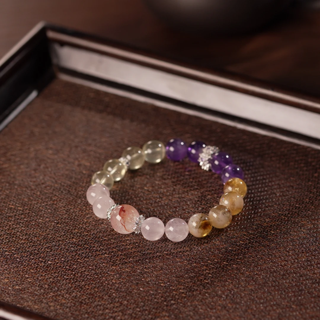 【缺货】水晶多宝手串 10mm XCC1005