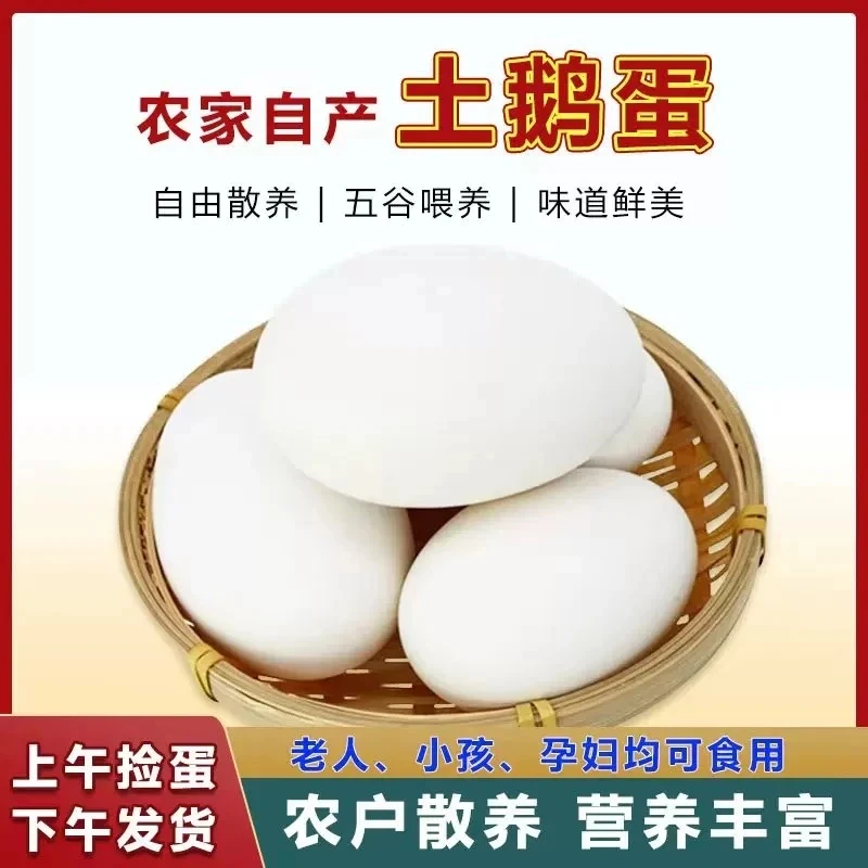 【农场直发】农家土鹅蛋12枚120-140g现捡现发新鲜农家整箱包邮发货