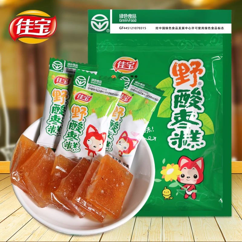 佳宝野酸枣糕500g 孕妇零食 散装果糕绿色食品 南酸枣糕