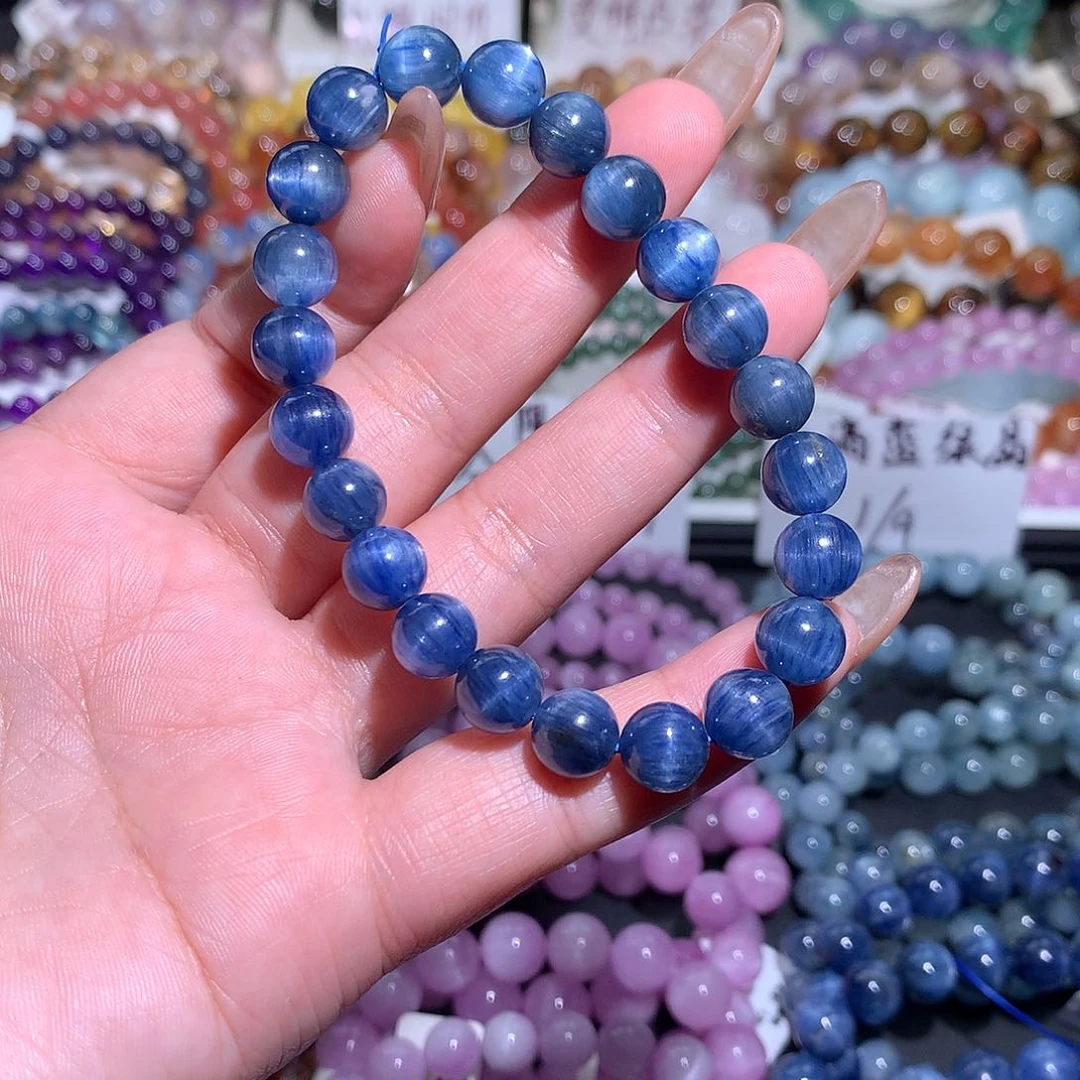 未镶嵌手链水晶九折蓝晶8咪