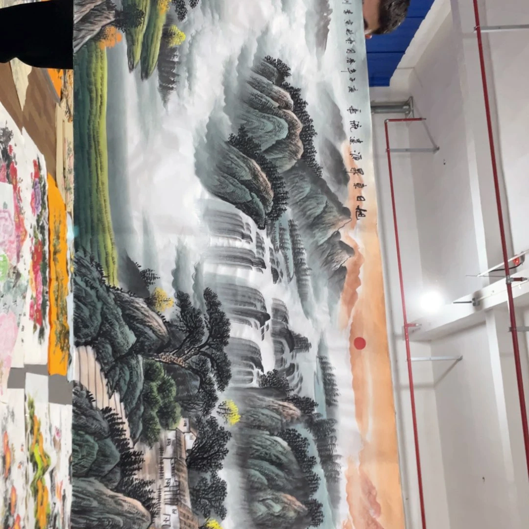 国画国画作品画心一张