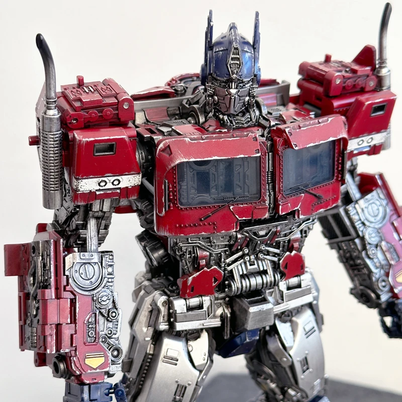 擎天柱合金模型变形玩具金刚手办汽车人雕像可动机器人机甲摆件