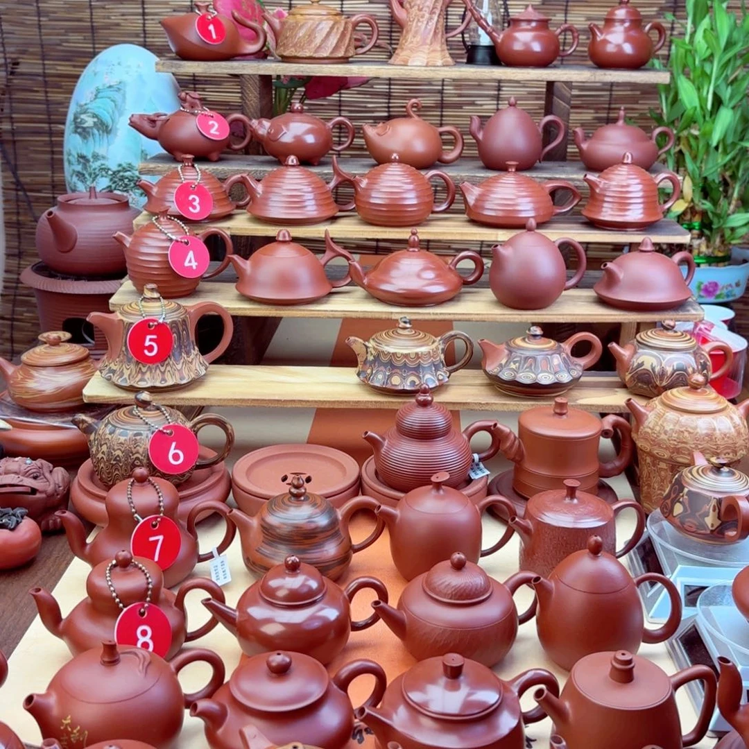 好****紫砂茶壶3色龙舟115 cc手拉