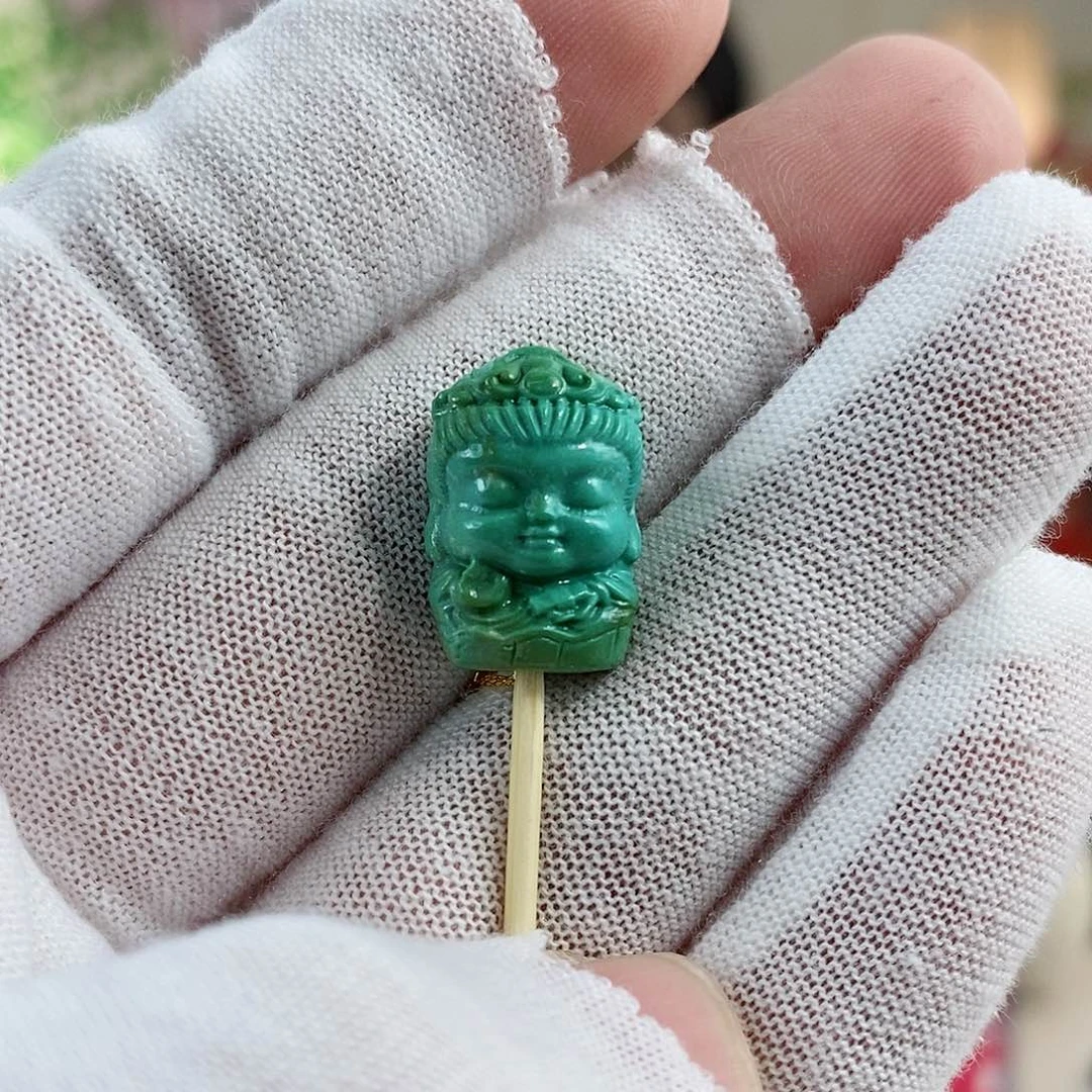 绿松石珠宝半成品未镶嵌