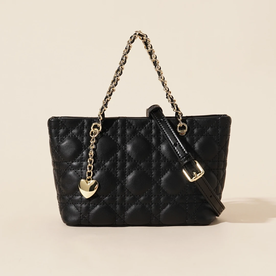 岩牛女星同款欧若风春夏新款限定百搭链条头层牛皮斜挎包YN3611