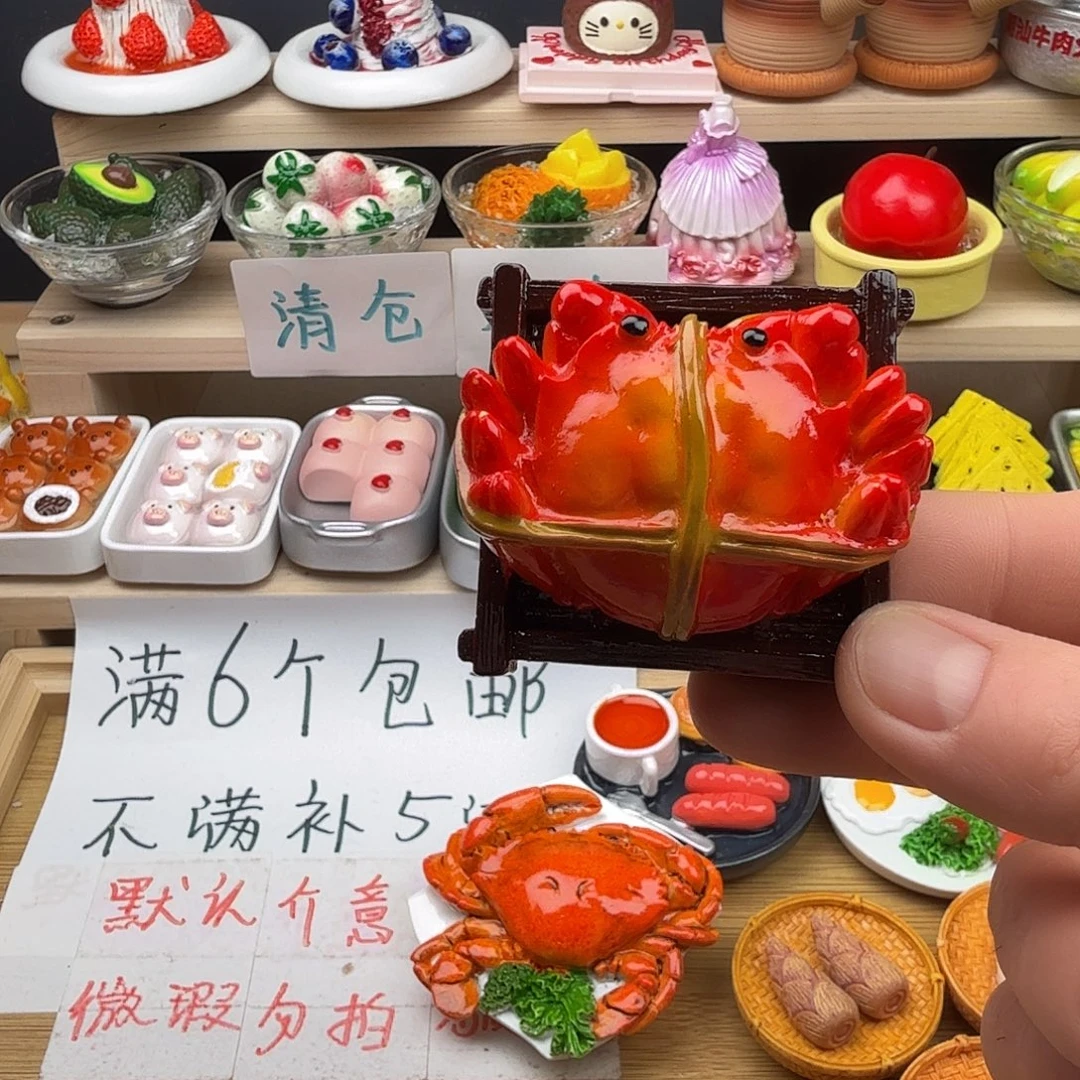 合成树脂食玩冰箱贴 凭开箱视频售后