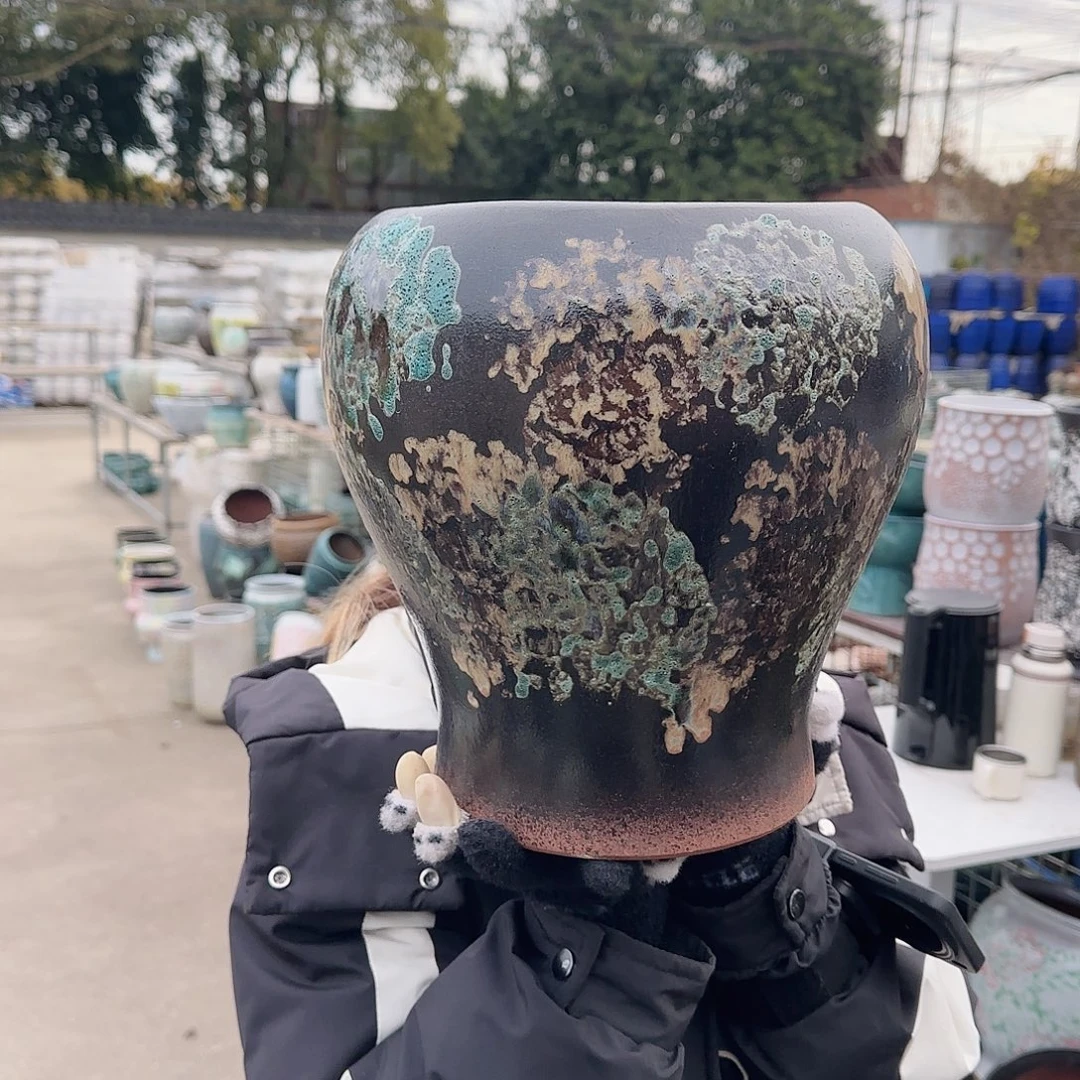 王嫂花盆1222-347高30口24