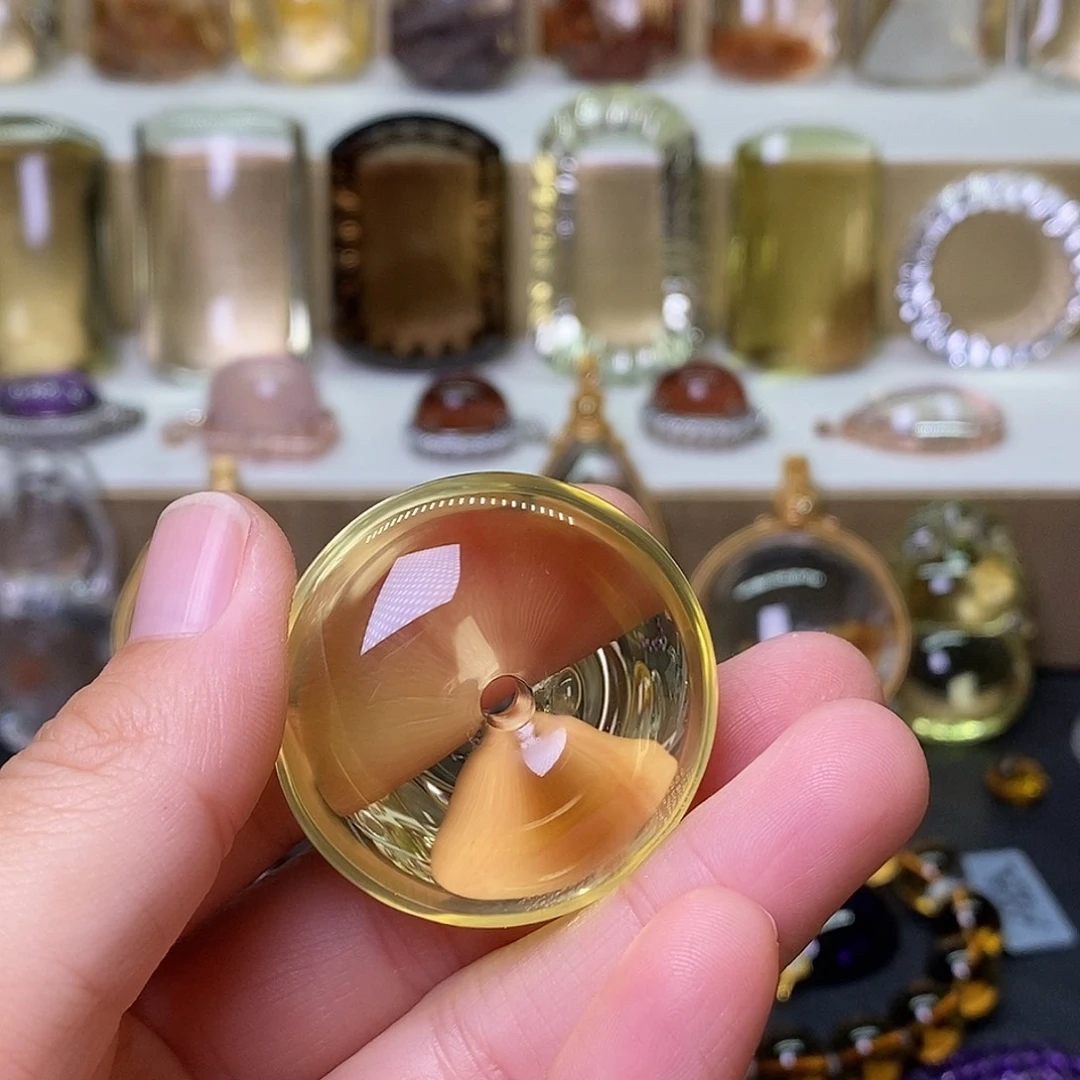 水晶未镶嵌吊坠(赠链)