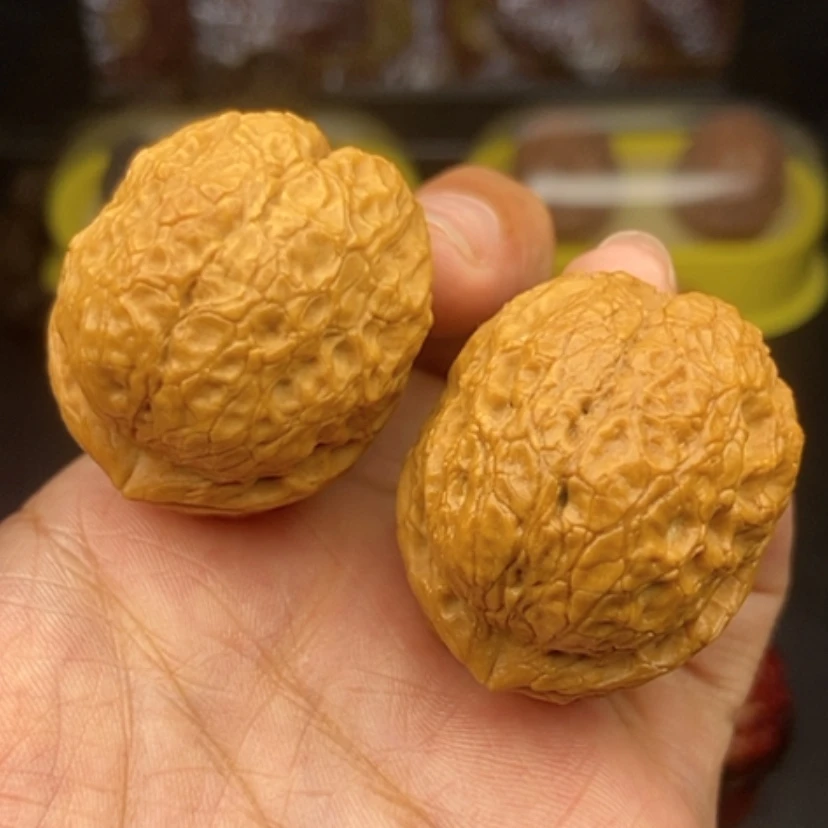 【闪购商品】文玩核桃手串39尺金蟒元宝