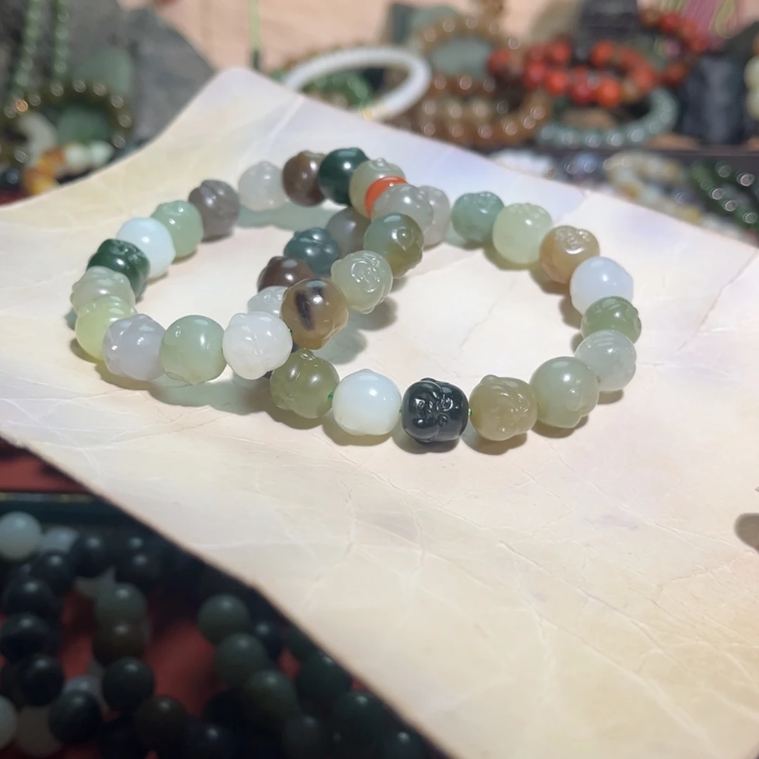 未镶嵌手链和田玉多样性拍一发一