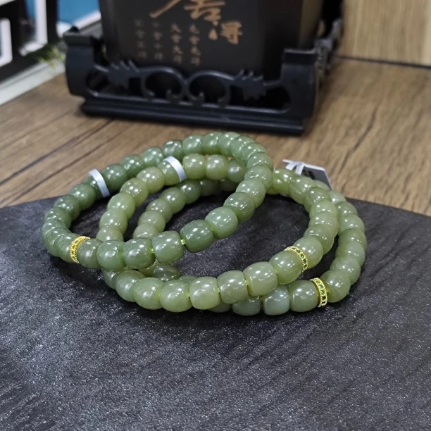 【书记甄选】原创和田玉老型手链 多样式发一件 约8mm BB712