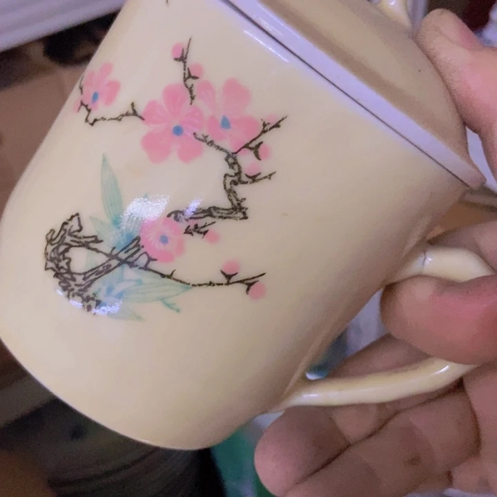 翔***军摆件瑕疵景德镇办公杯