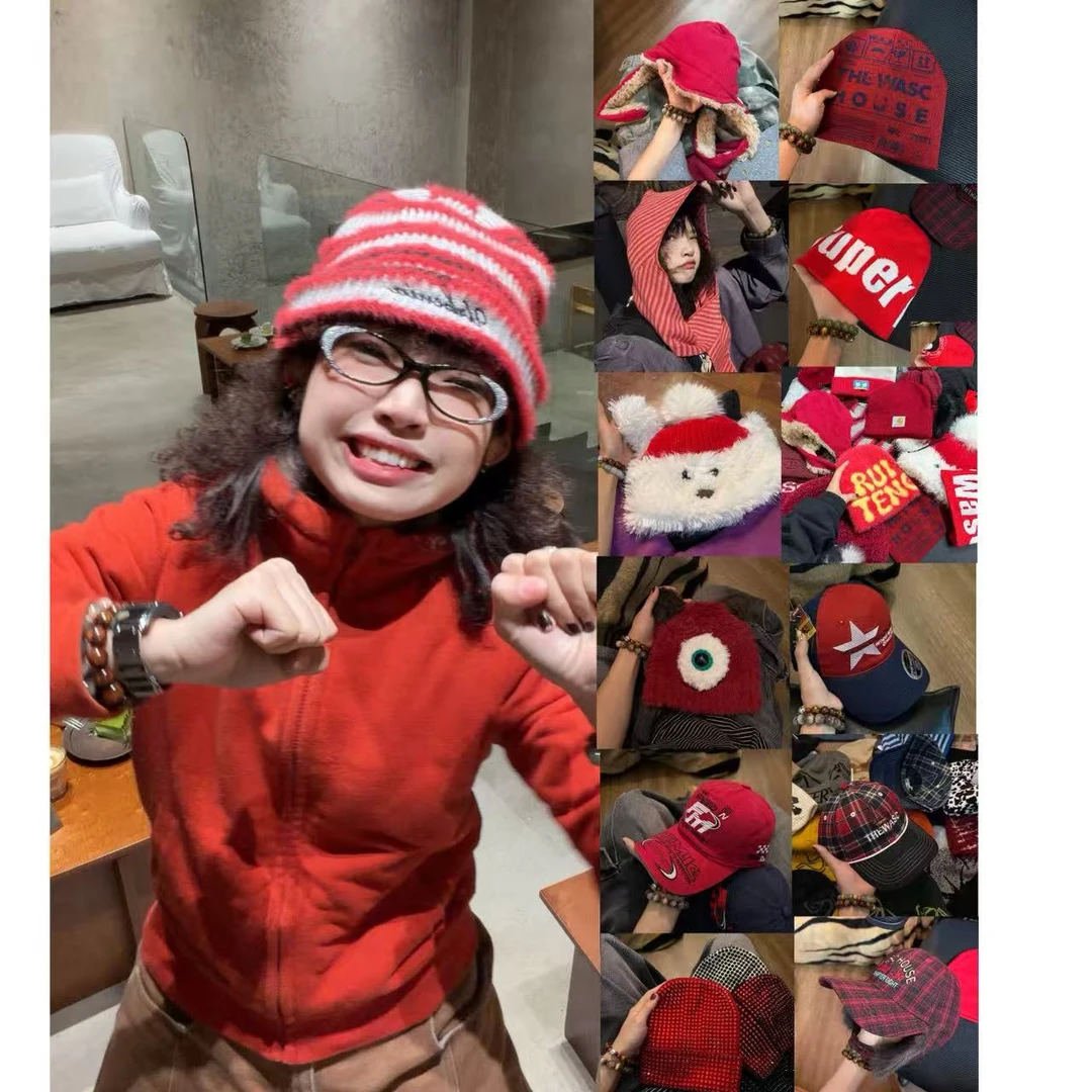 E%亿【新年红帽集】氛围感红调各系列帽型