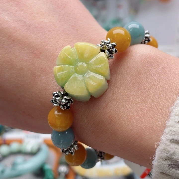 翡翠未镶嵌手链手串