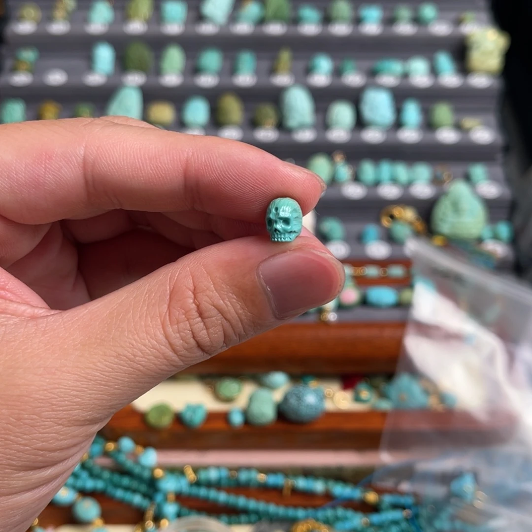 绿松石珠宝奇石未镶嵌