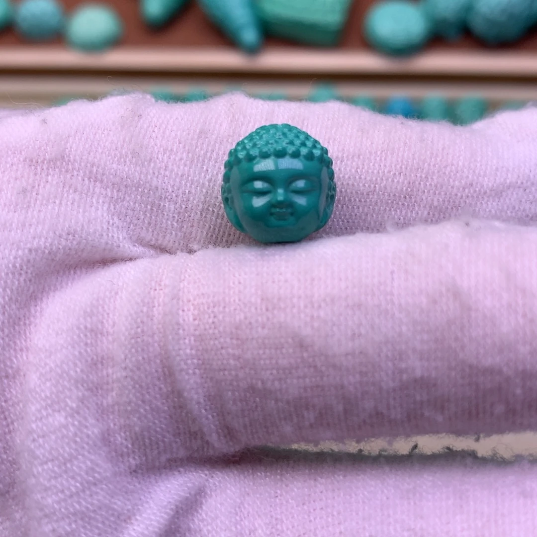 原生态散珠配珠宝宝佛头卡11