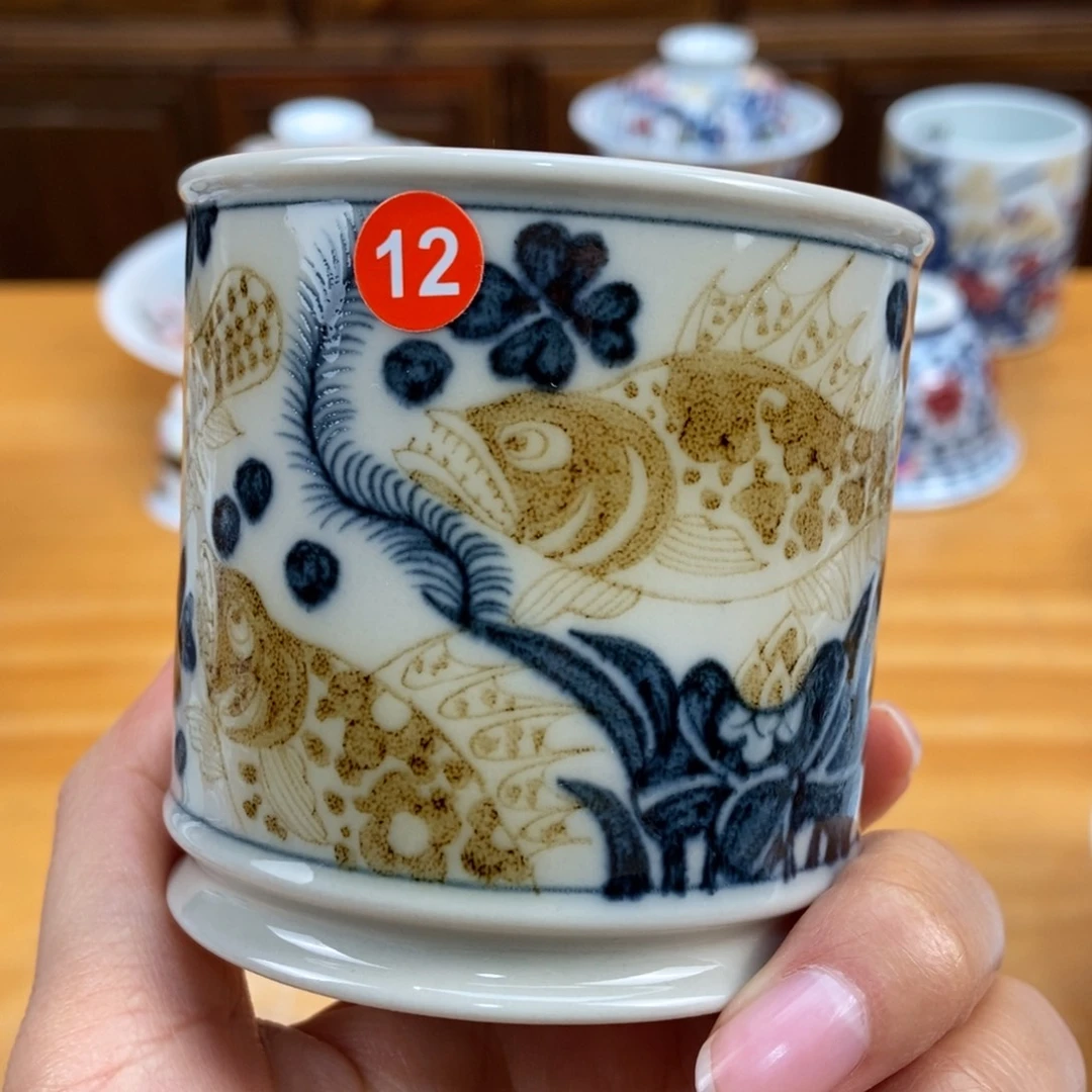 手绘现代茶具非古董