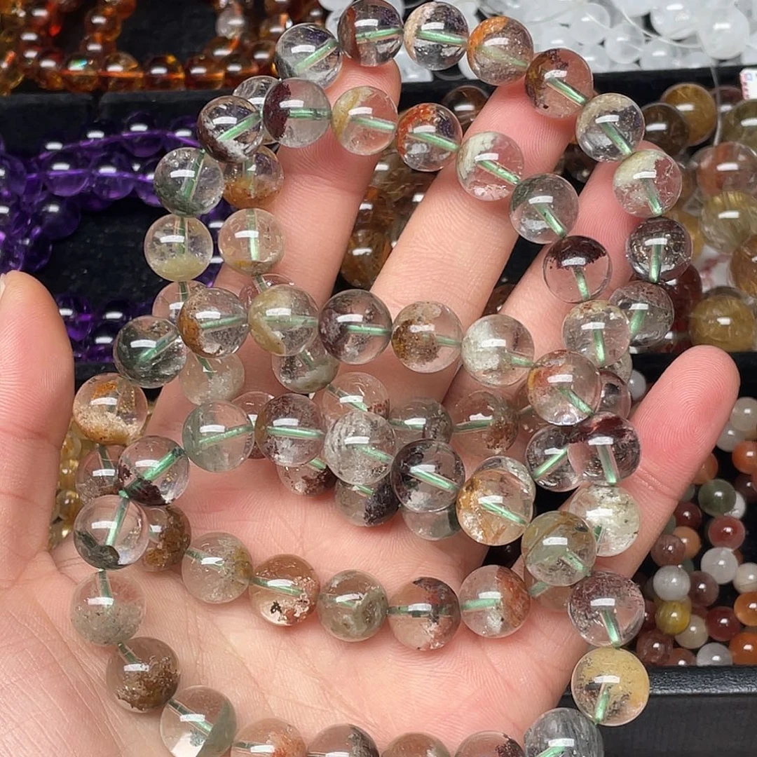 水晶手链未镶嵌四季幽灵11+多样性发其一