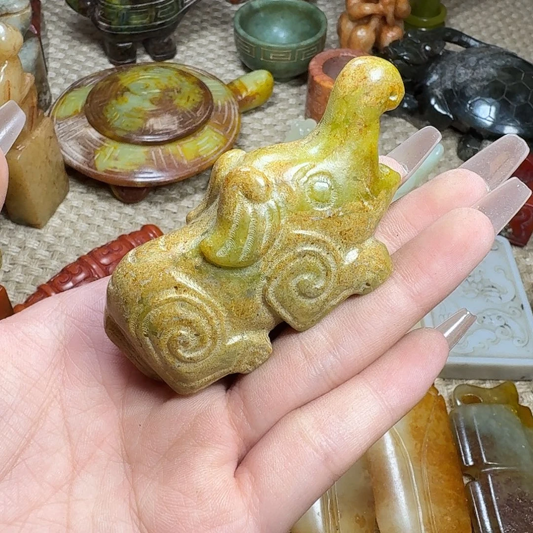 白玉菩提吊坠挂件