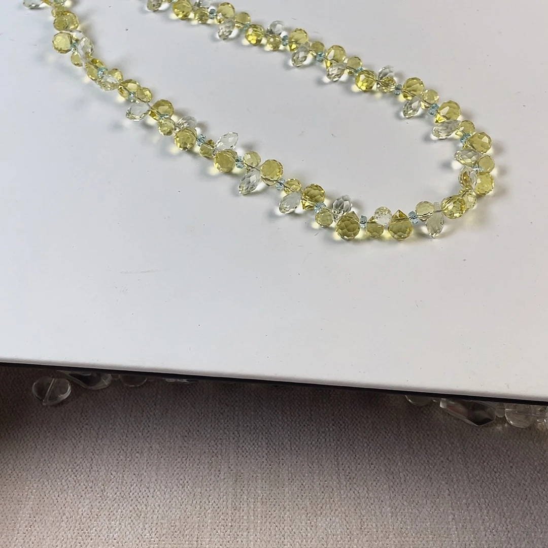 无非金属项链黄水水滴