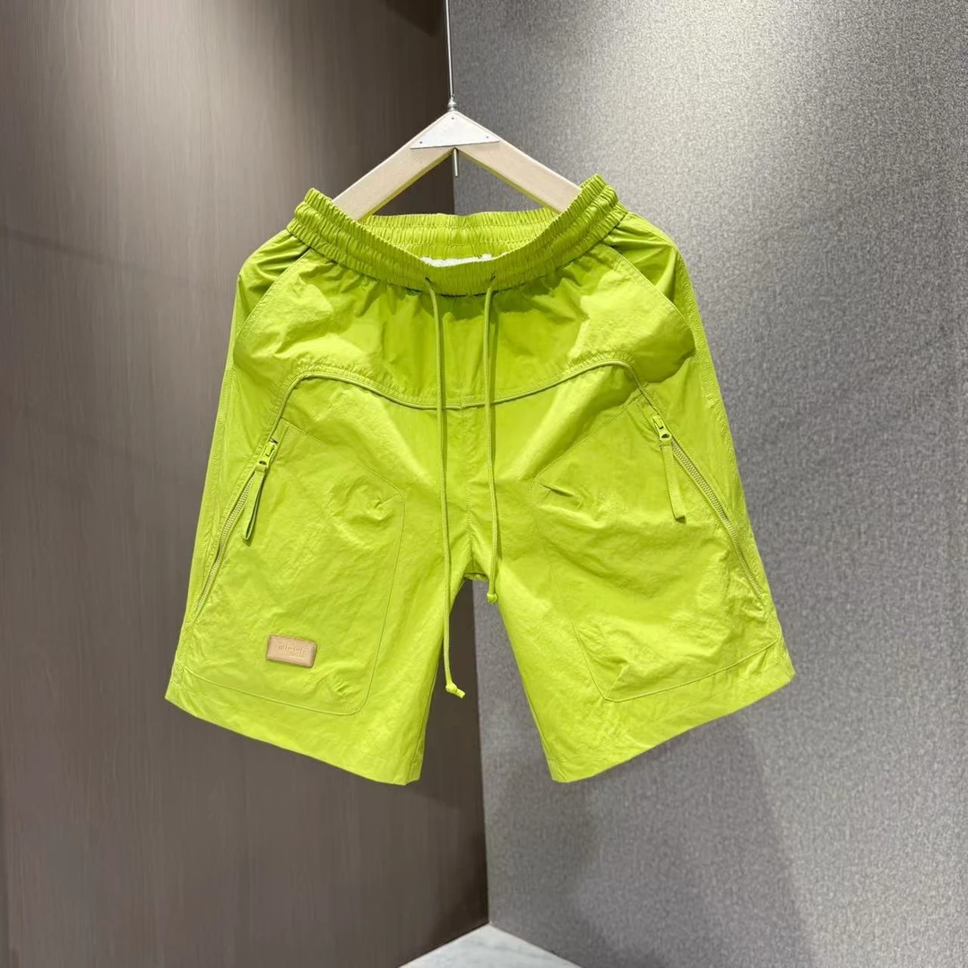 夏季新款男士户外工装休闲裤微宽松直筒2025运动短裤潮牌2620