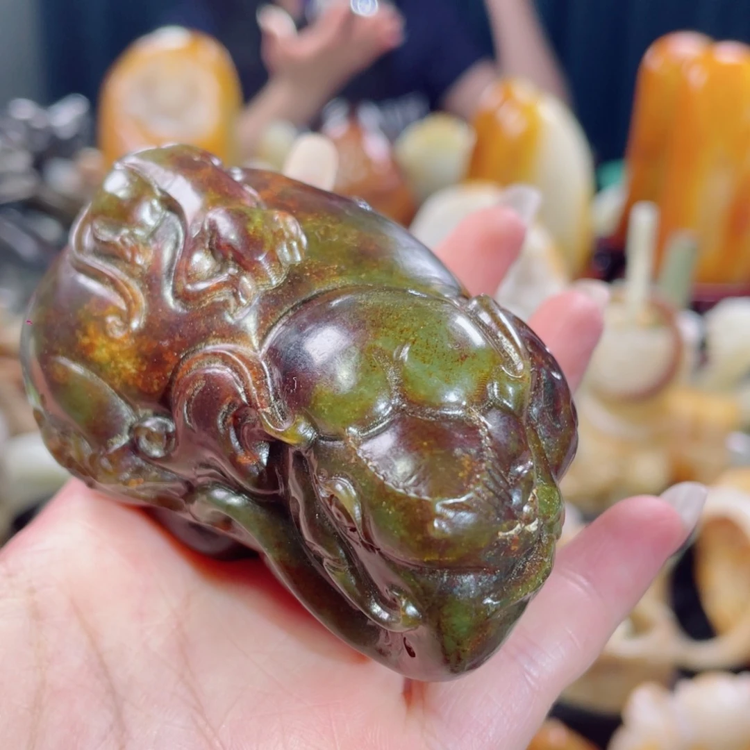 和田玉未镶嵌把件26